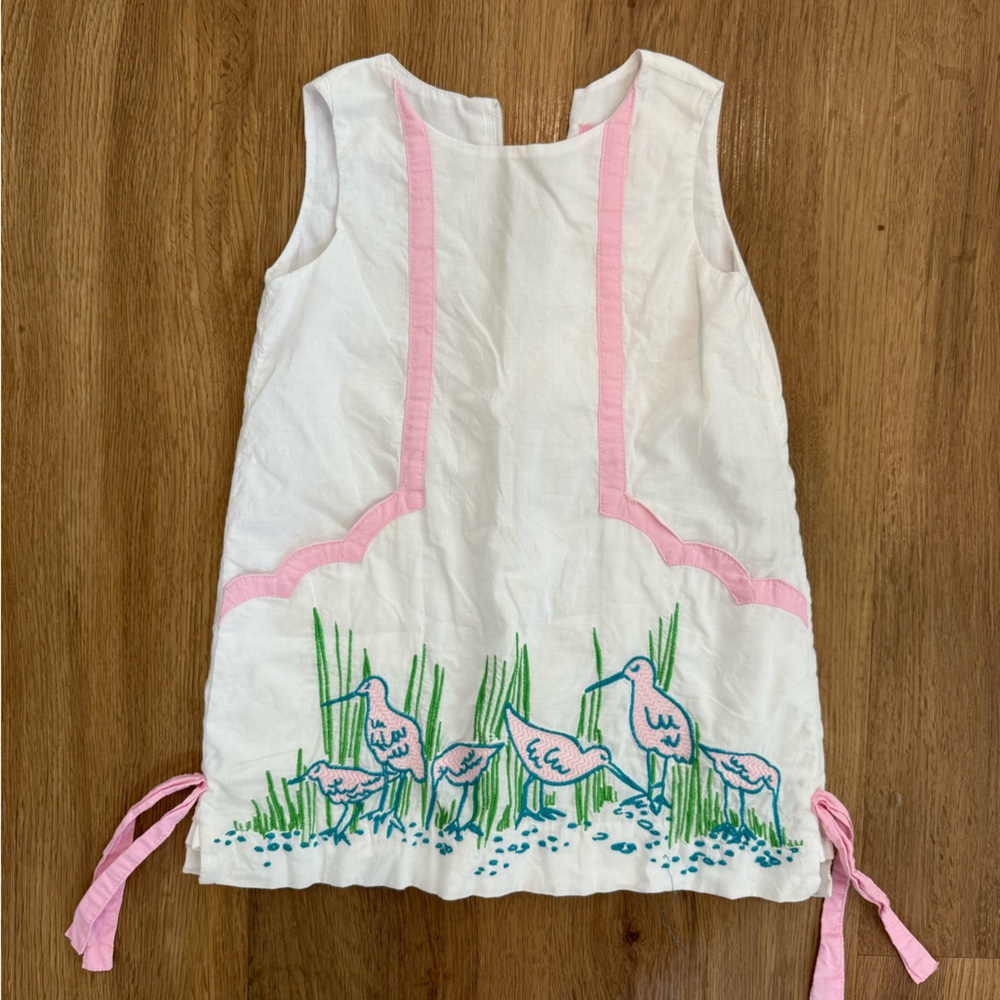 Vintage Lilly Pulitzer Embroidered Toddler Dress